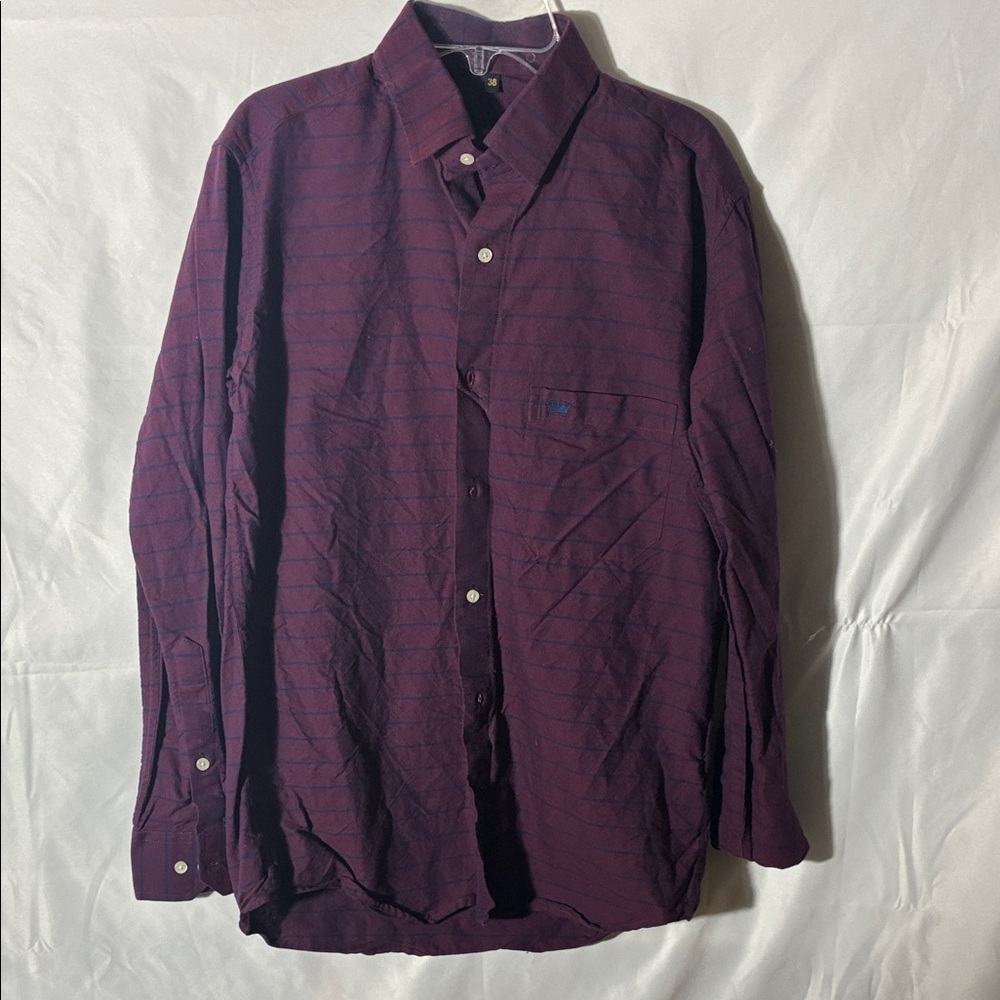 Men’s French Crown long sleeve shirt size 38 (medium) in EUC